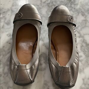 Coach Metallic Silver Women's Flats